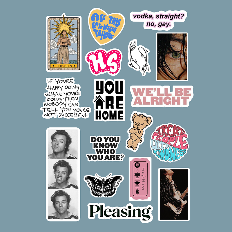 استیکر Harry Styles کد 1217
