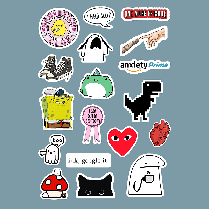 استیکر Cute vibe کد 1224