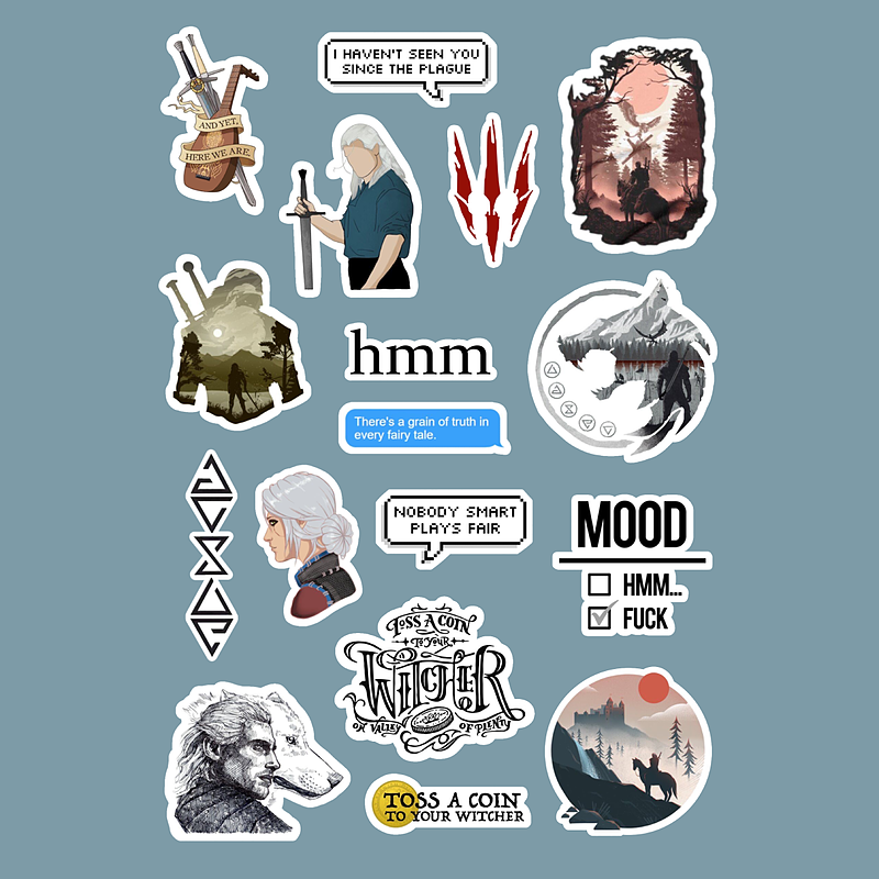 استیکر  The Witcher کد 1231