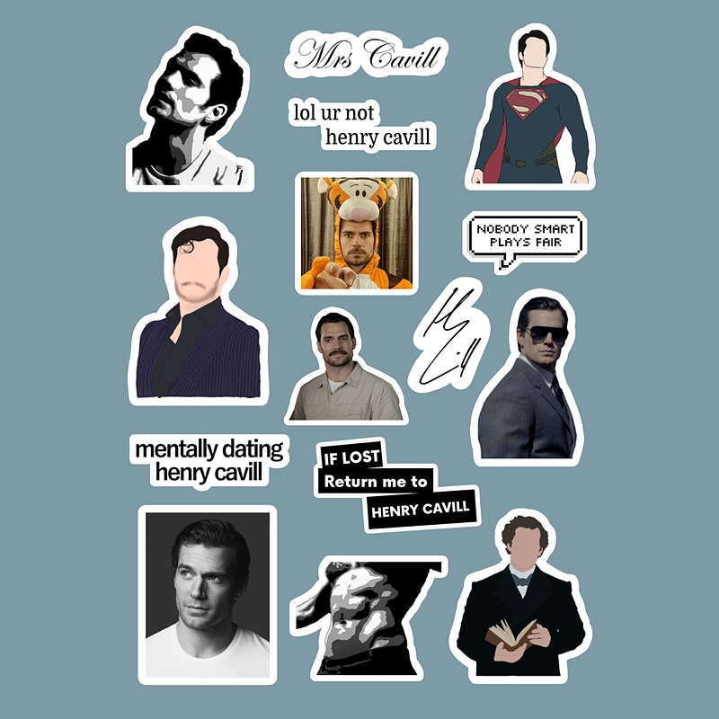 استیکر Henry Cavill کد 1232
