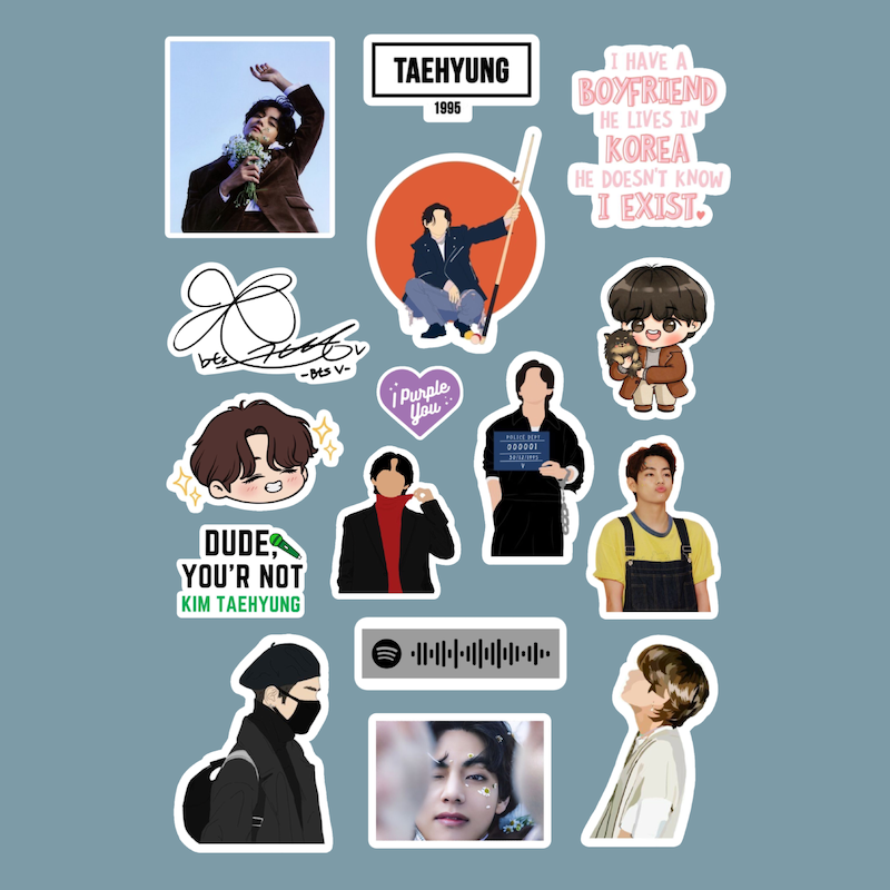 استیکر Taehyung - V کد 1233