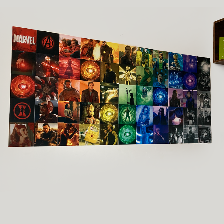 پک 110 عددی کلاژ مارول - Marvel Rainbow 