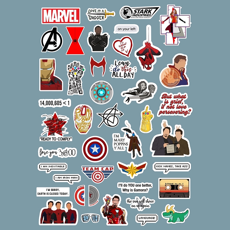 مگا پک استیکر مارول - Marvel 