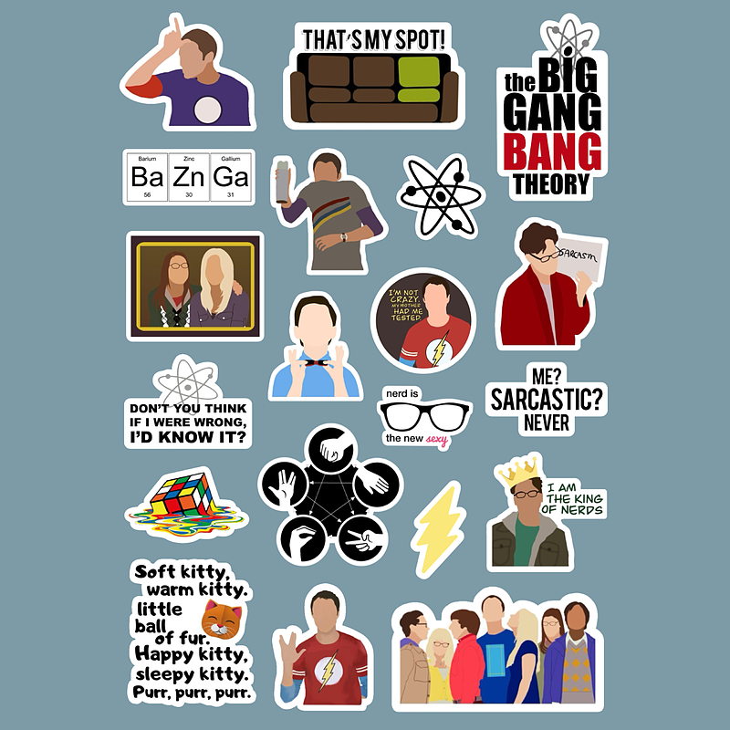 استیکر Big Bang Theory کد 1238