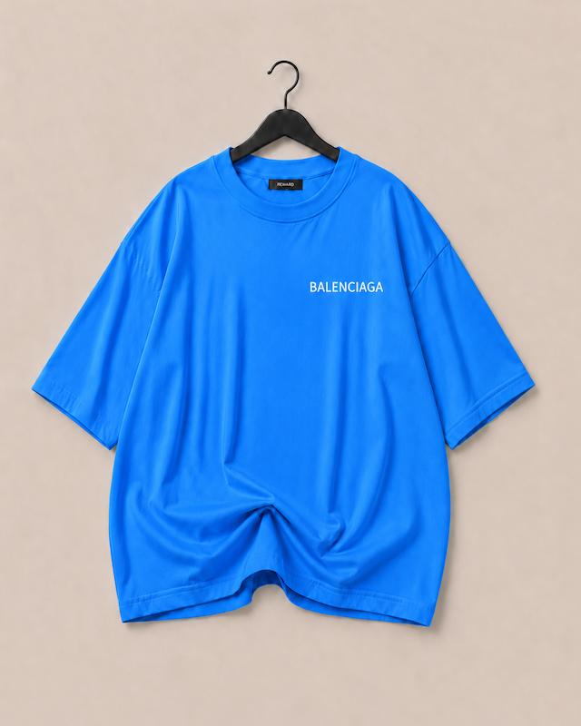 تیشرت ماکان آبی Balenciaga | کد 255 (عمده)