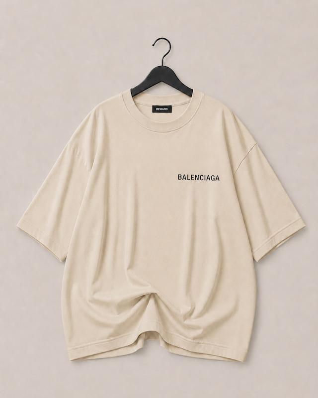 تیشرت ماکان کرم Balenciaga | کد 177 (عمده)