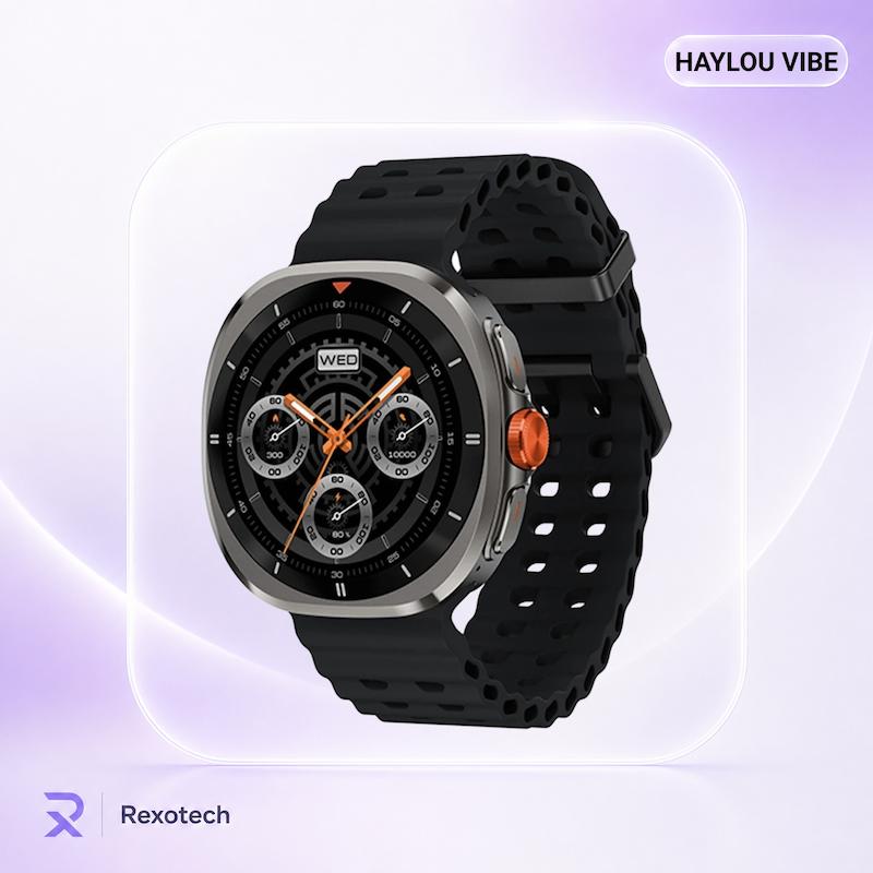 ساعت هوشمند هایلو Haylou Vibe ‌نمایشگر AMOLED مکالمه بلوتوثی پایش سلامت حالت‌های ورزشی و باتری قدرتمند