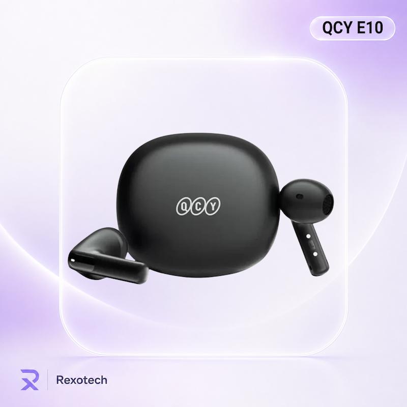 هندزفری بلوتوثی کیو سی وای QCY AilyBuds E10 با گواهی Hi-Res Audio، کدک LDAC، بلوتوث 5.4 و شارژدهی تا 27 ساعت