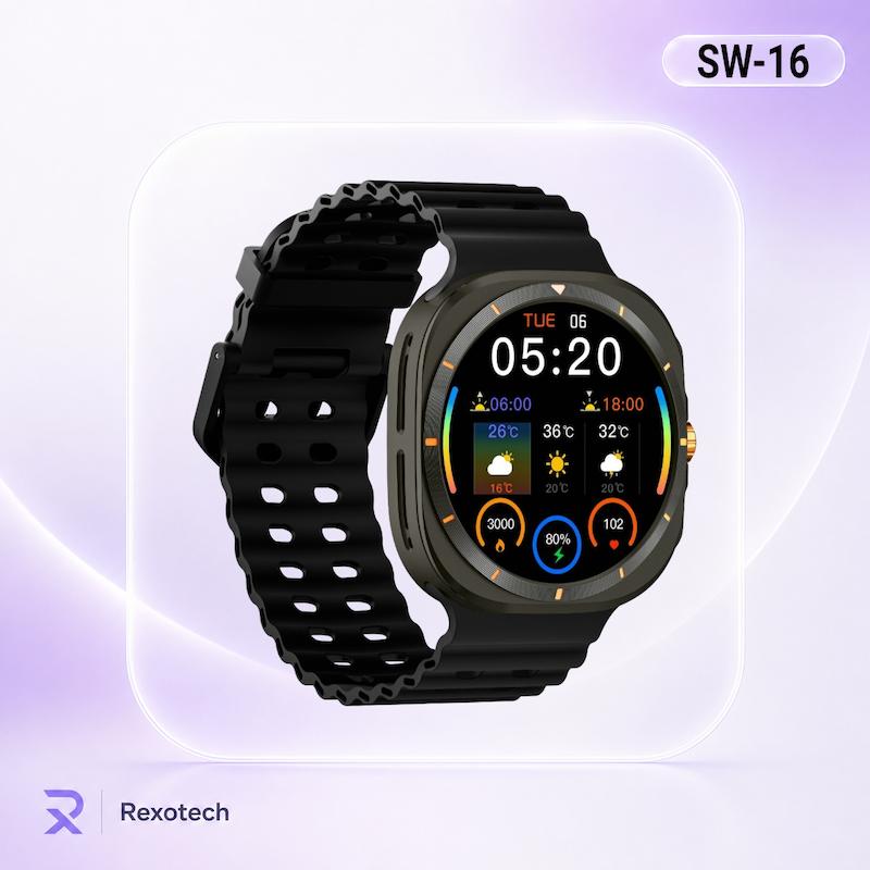 ساعت هوشمند سلبریت مدل Celebrat SW-16 با قابلیت مکالمه بلوتوثی