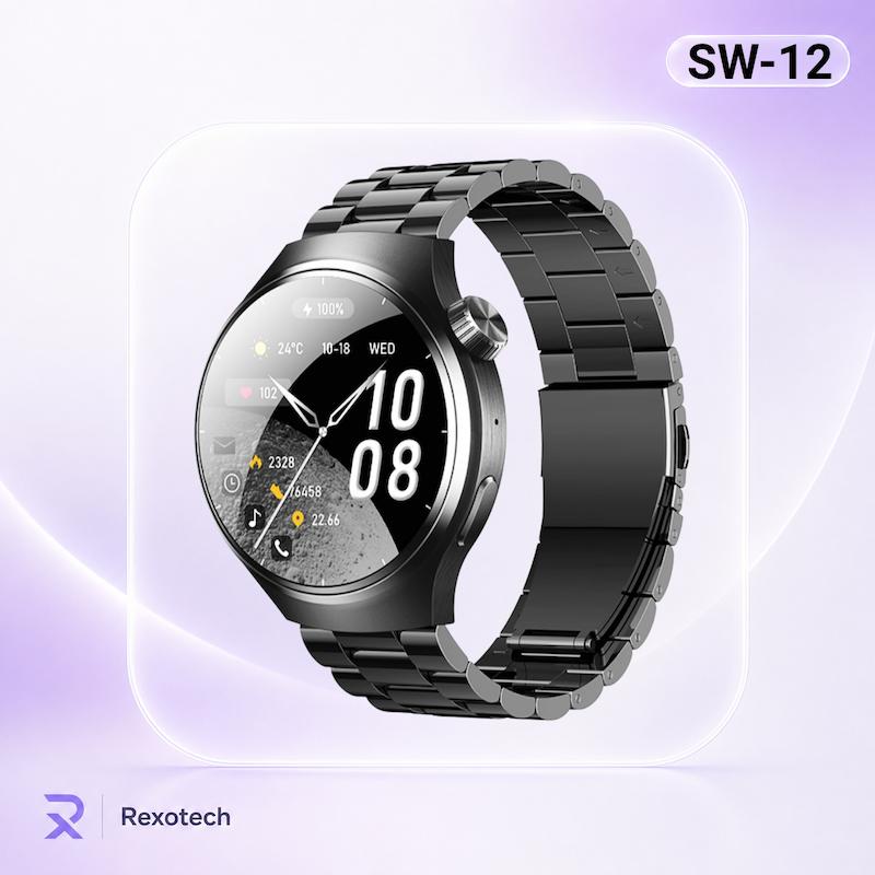 ساعت هوشمند سلبریت مدل Celebrat SW-12 با قابلیت مکالمه بلوتوثی