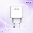شارژر دیواری 45 وات LDNIO A2526C فست شارژ با USB-C و USB-A