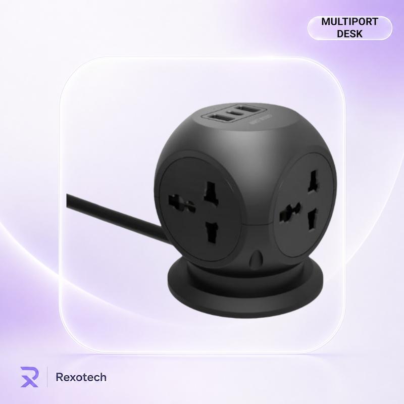 چند راهی برق گرین لاین مدل MultiPort Desk