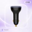 شارژر فندکی 160W الدینیو مدل C102 به همراه کابل USB-C