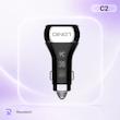 شارژر فندکی الدینیو مدل C2 به همراه کابل USB-C