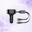 شارژر فندکی 30W الدینیو مدل C107