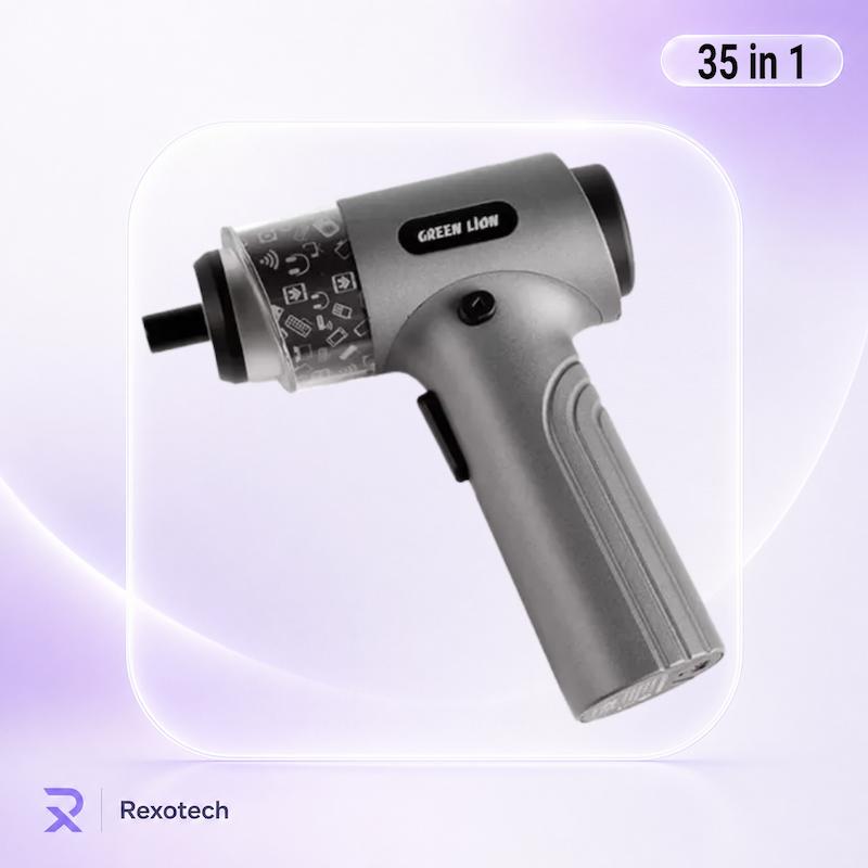 پیچ گوشتی شارژی گرین لاین 35IN1