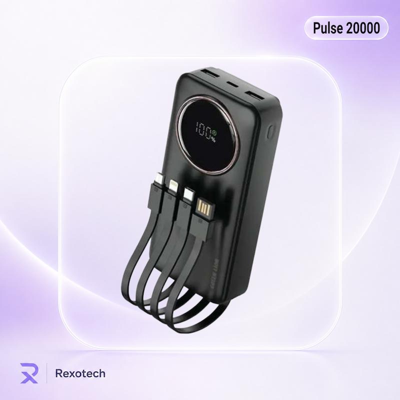 پاوربانک گرین لاین مدل Pulse با ظرفیت 20000 میلی آمپر ساعت