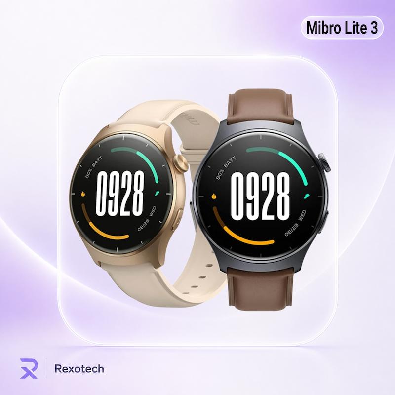 ساعت هوشمند Mibro Lite 3 میبرو لایت 3 با نمایشگر AMOLED و تماس بلوتوثی