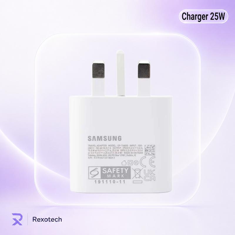 شارژر دیواری ۲۵ وات سامسونگ مدل 25W USB-C