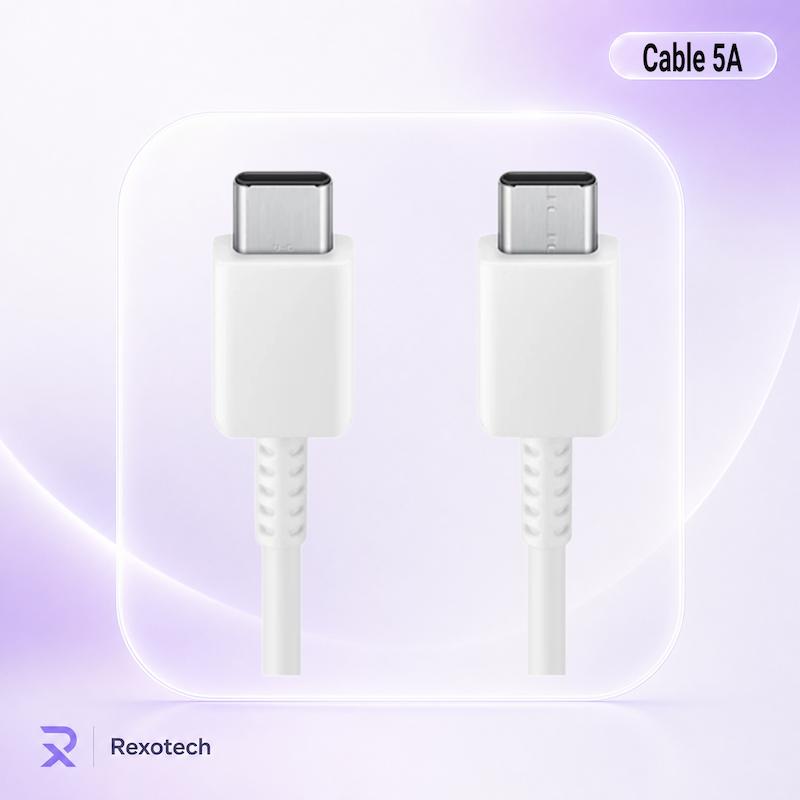 کابل USB-C به USB-C سامسونگ 5A به طول ۱ متر