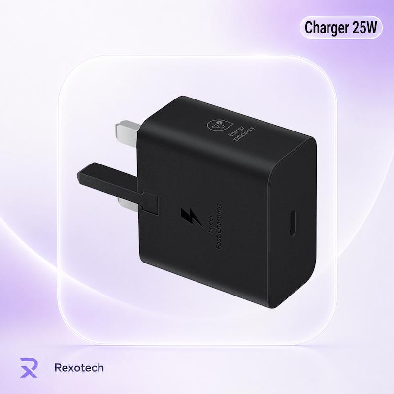 شارژر دیواری ۲۵ وات سامسونگ مدل 25W USB-C-درجه AA