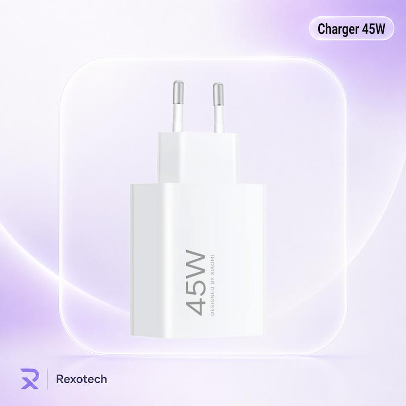شارژر دیواری 45 وات شیائومی 45W
