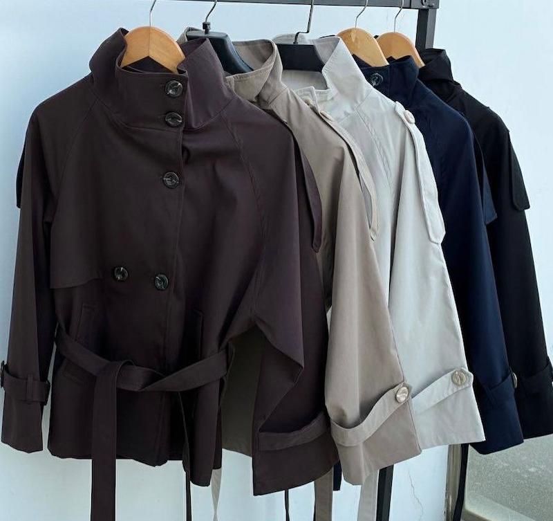 ترنچ‌ کت یقه دار