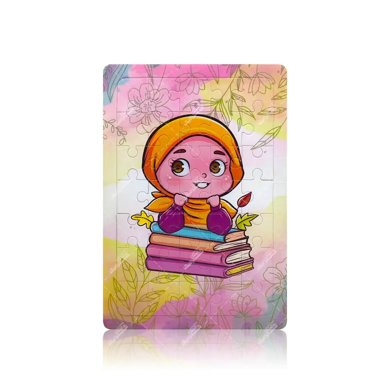 پازل دخترانه کتاب | ۳۵ تکه با پشت‌ کار وایت‌ برد