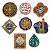 مگنت چوبی طرح غدیر | مگنت مذهبی با پشت آهن‌ ربا