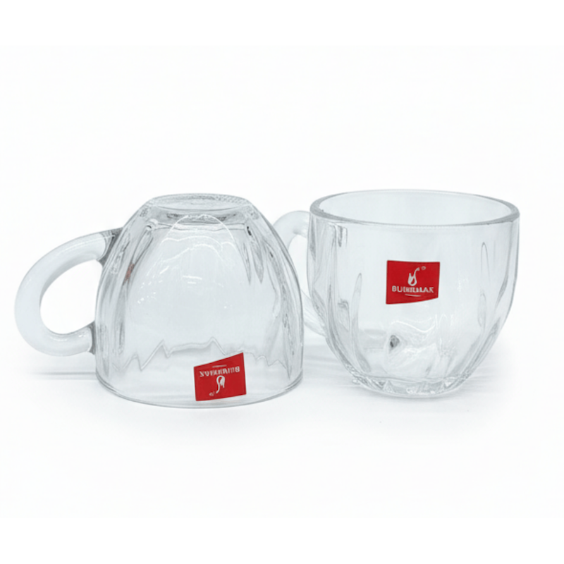 فنجان بلور چین با ارتفاع ۶ سانت و حجم ۱۵۰ میل - 6 تایی