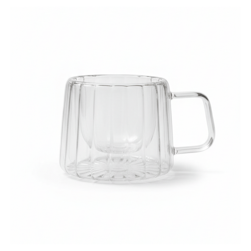 لیوان دوجه داره شیاردار پینترستی