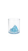 لیوان شیشه‌ای کوهستانی رنگی مدل Mountain Glass | لیوان دکوراتیو و خاص پذیرایی