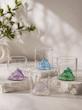 لیوان شیشه‌ای کوهستانی رنگی مدل Mountain Glass | لیوان دکوراتیو و خاص پذیرایی