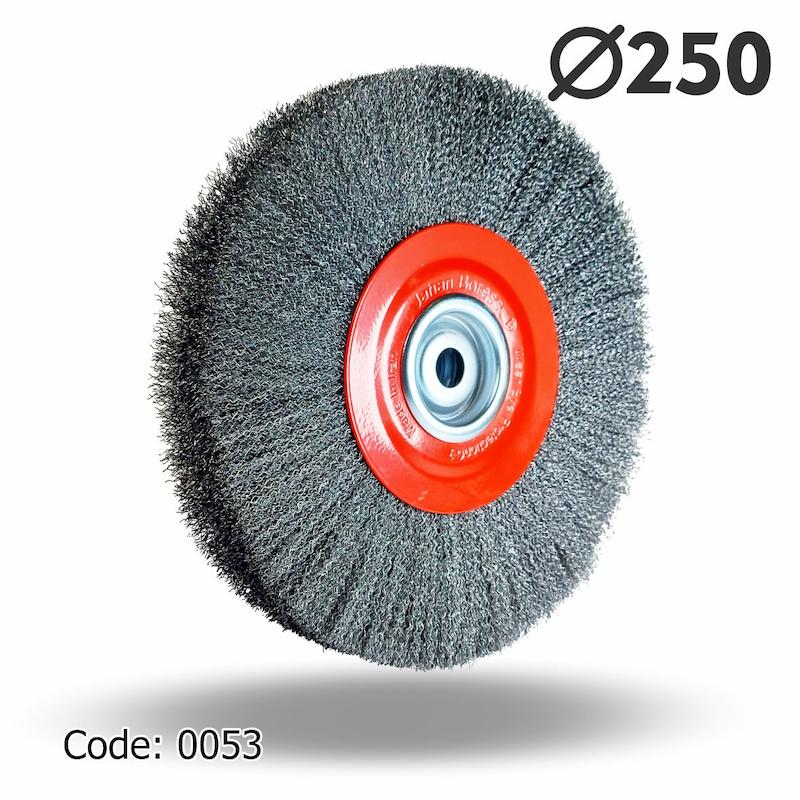 برس تخت افشان 250 ضخامت 25 مرکز قالپاق باسوراخ سایز 17