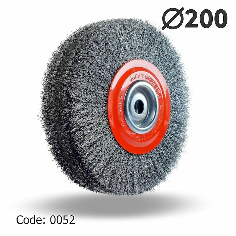 برس تخت افشان 200 ضخامت 40 مرکز قالپاق باسوراخ سایز 17
