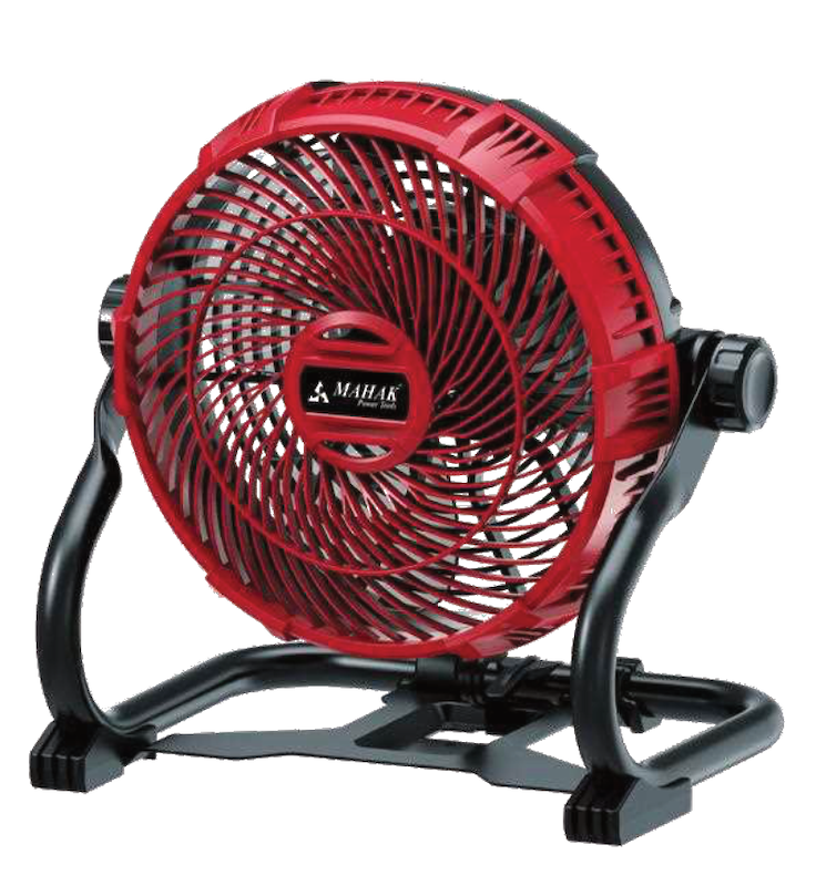 فن خنک‌کننده کارگاهی پرتابل دوکاره شارژی/برقی محک مدل CORDLESS FAN