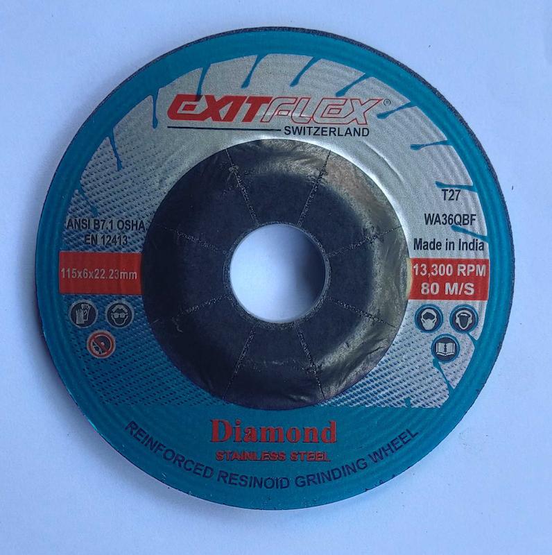 سنگ ساب استیل 22×6×115 (Exit flex)