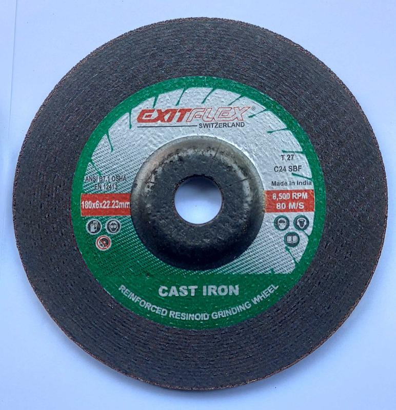 سنگ ساب چدن ۲۲×۶×۱۸۰ (exit flex)