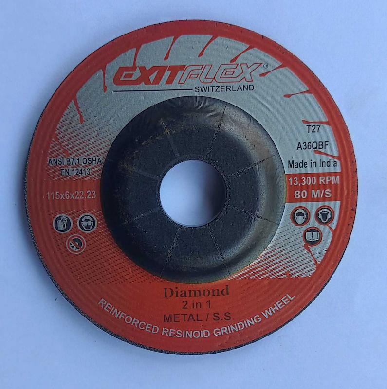 سنگ ساب آهن و استیل دوکاره (Exit Flex)