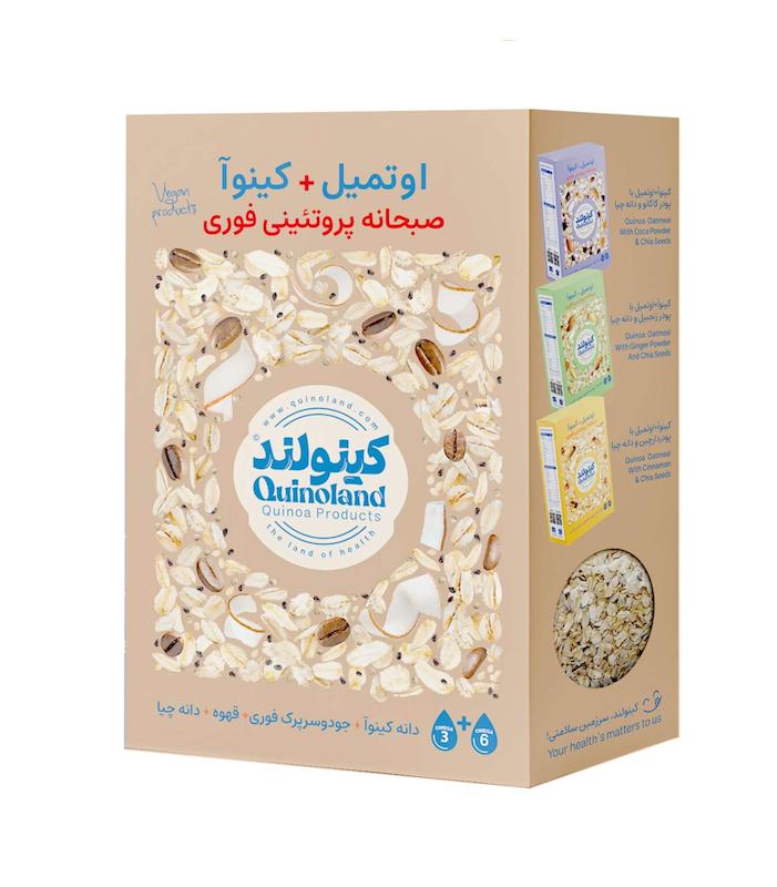 اوتمیل قهوه و کینوا