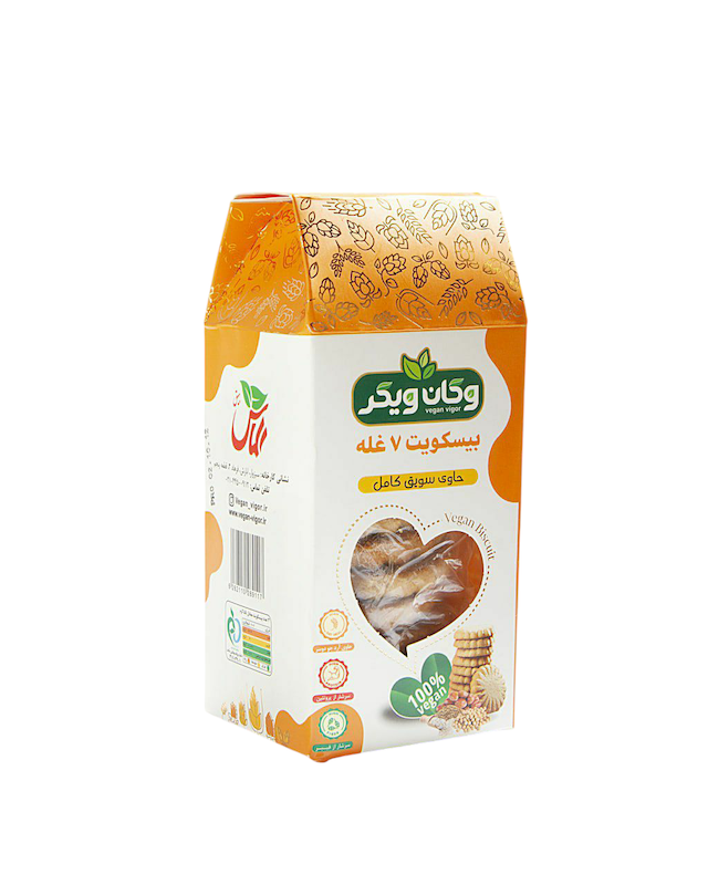 بیسکوئیت هفت غله وگان