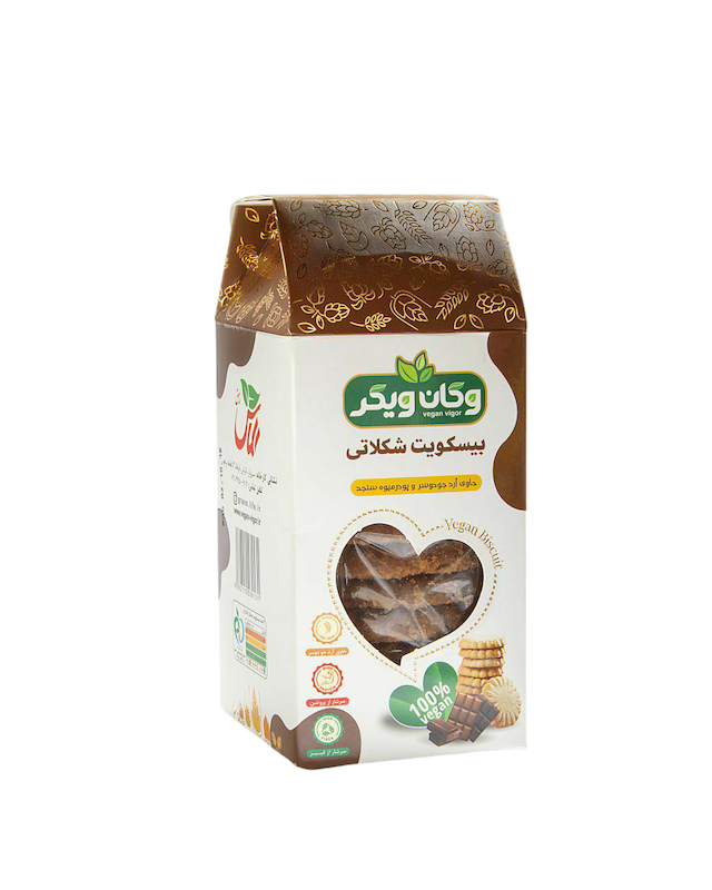 بیسکوئیت شکلاتی وگان