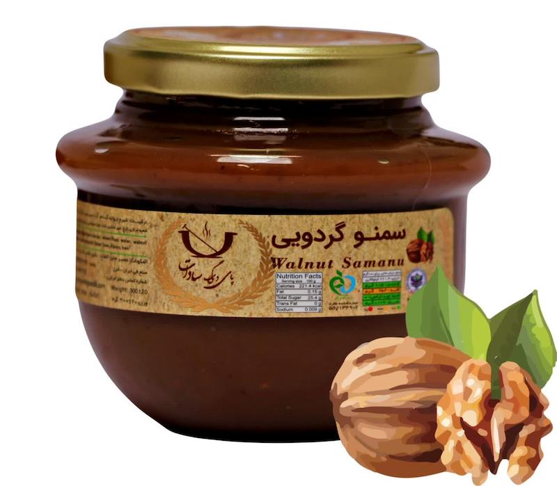 سمنوی گردوئی بدون قند