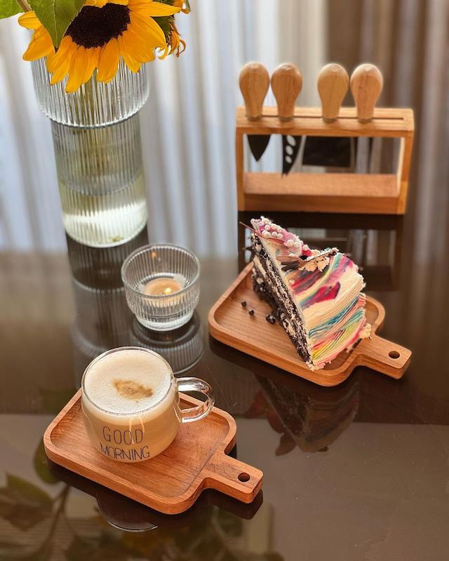 زیرلیوانی چوبی