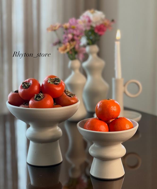 کاسه پایه دار سفالی /ظروف هفتسین