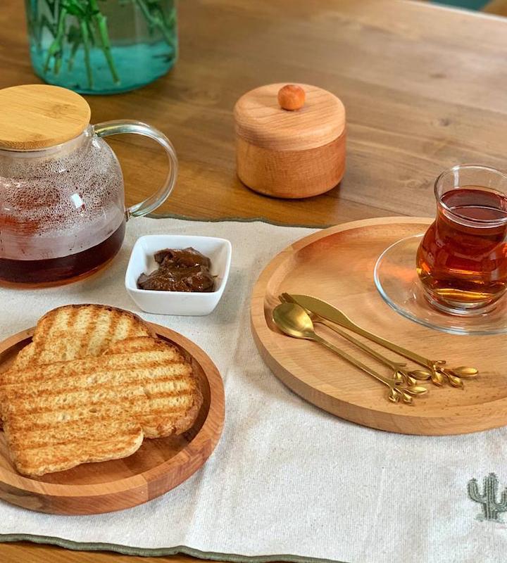 بشقاب(سینی گرد) چوبی