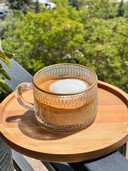 فنجون بزرگ (لته خوری) لب طلایی طرح زارا هوم ☕️