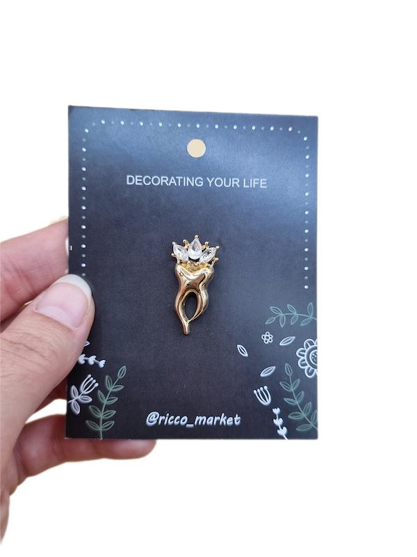 مجموعه پین دندان تاجدار