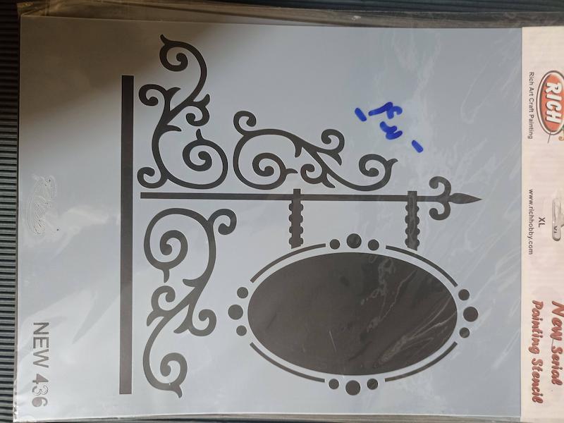 شابلون هنری کهنه کاری ریچ سایز A4 در ۱۵ طرح مختلف 