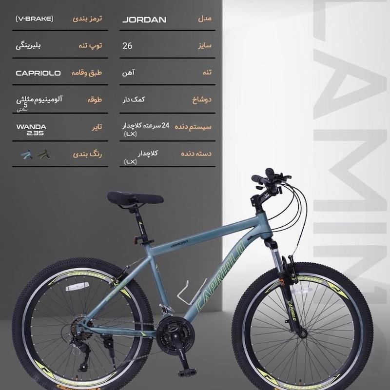 دوچرخه 26 کاپریولو مدل  Jordan